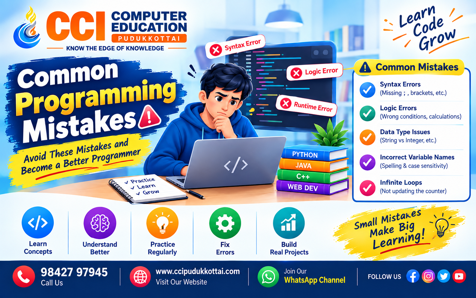 Common Programming Mistakes Beginners Make – How to Avoid Them