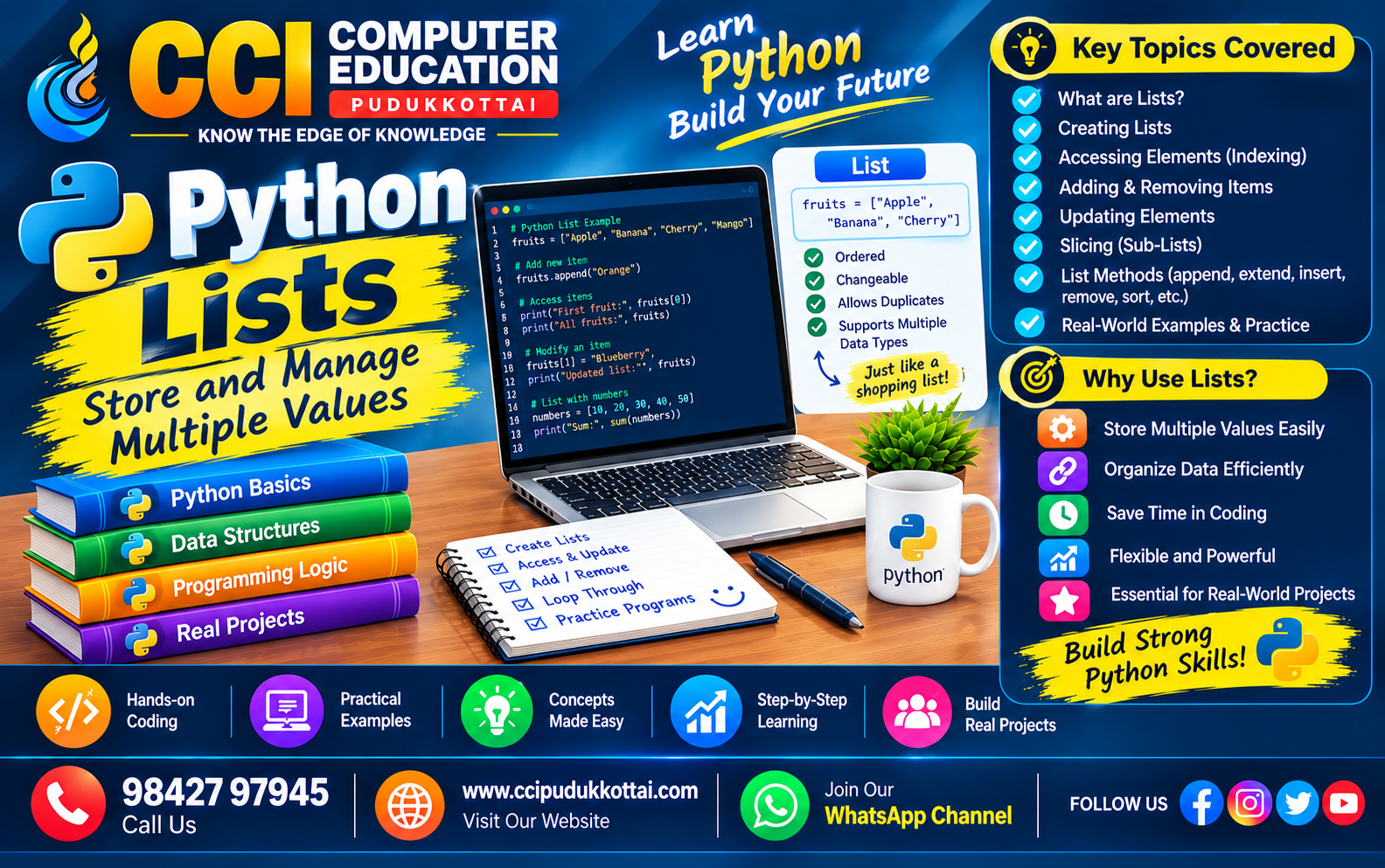 Python Lists – Store and Manage Multiple Values with Simple Examples